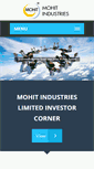 Mobile Screenshot of mohitindustries.com